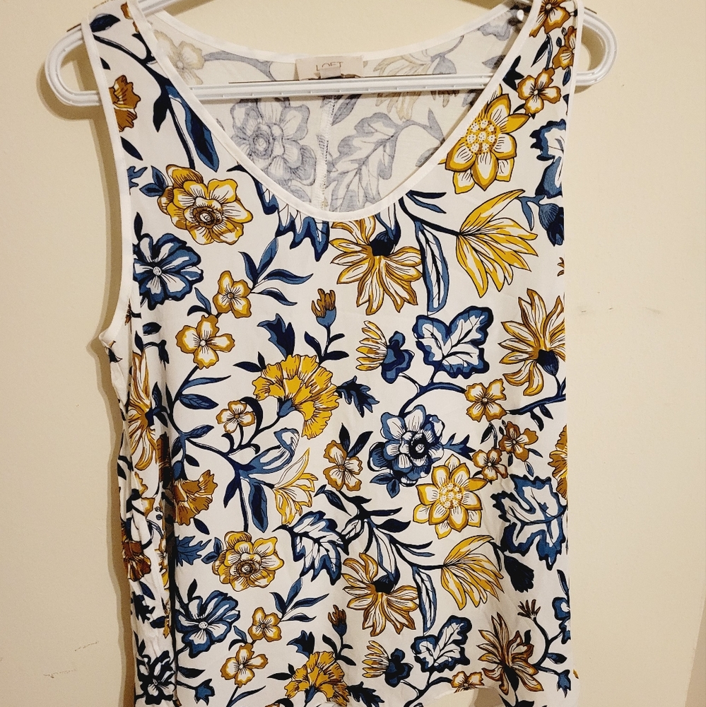 Floral tank top